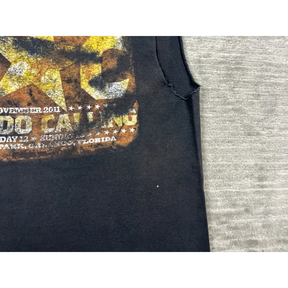 Orlando Calling Shirt Mens Medium Black Concert Killers‎ Kid Rock Destroyed